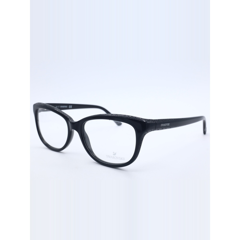 Swarovski Dame SW5100 001 Black Cat Eye Eyeglasses Frame 54-16-135
